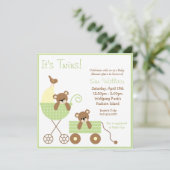 baby shower Uitnodiging (Staand voorkant)