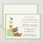 baby shower Uitnodiging (Voorkant / Achterkant)