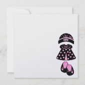 Baby shower Uitnodiging (Achterkant)