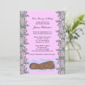 Baby Shower Uitnodiging (Staand voorkant)