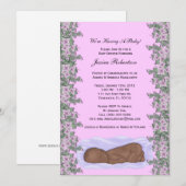 Baby Shower Uitnodiging (Voorkant / Achterkant)