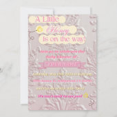 Baby shower Uitnodiging (Achterkant)