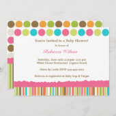 baby shower Uitnodiging (Voorkant / Achterkant)