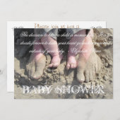 baby shower Uitnodiging (Voorkant / Achterkant)