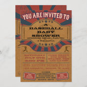  Baby shower Uitnodiging (Voorkant / Achterkant)