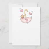 Baby shower Uitnodiging (Achterkant)