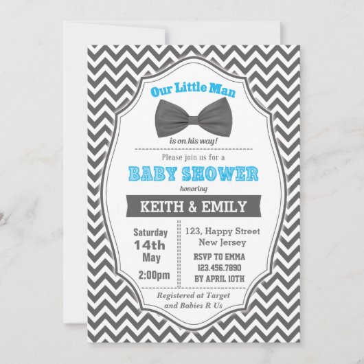 Baby shower Uitnodiging (Voorkant)
