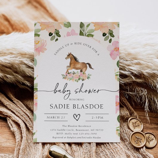 Baby shower uitnodiging