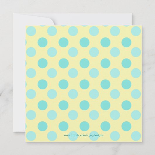 baby shower Uitnodiging (Achterkant)