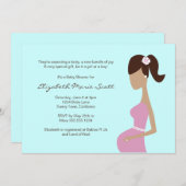 baby shower Uitnodiging (Voorkant / Achterkant)