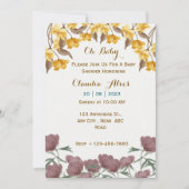 Baby shower Uitnodiging (Voorkant)