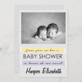 baby shower Uitnodiging (Voorkant / Achterkant)