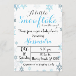 baby shower Uitnodiging