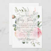 Baby shower Uitnodiging (Voorkant / Achterkant)