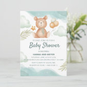 Baby shower Uitnodiging (Staand voorkant)