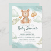 Baby shower Uitnodiging (Voorkant / Achterkant)