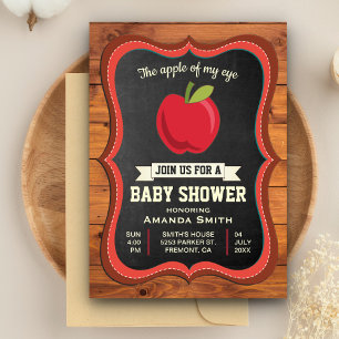 Baby Shower Uitnodiging 'Appel van mijn Oog'