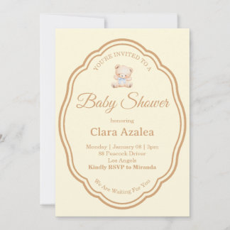Baby Shower Uitnodiging | Beer