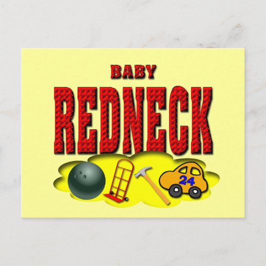 Baby shower uitnodiging briefkaart (Voorkant)