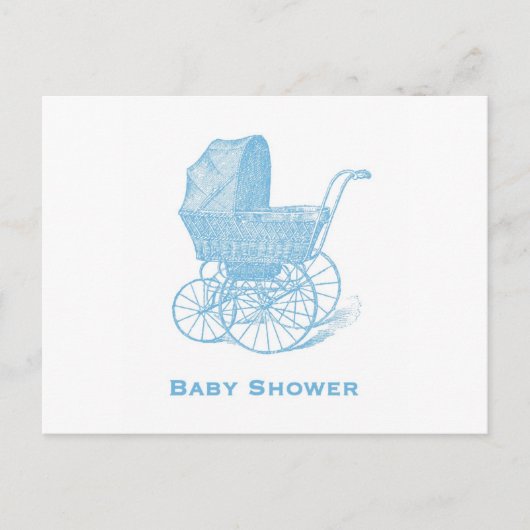 Baby shower Uitnodiging Briefkaart (Voorkant)