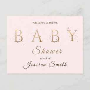 baby shower-uitnodiging briefkaart
