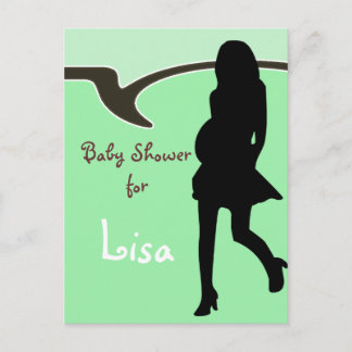 Baby shower Uitnodiging Briefkaart