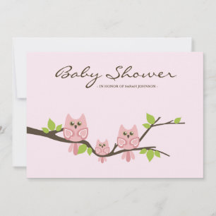 baby shower Uitnodiging (Girl)