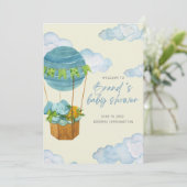 Baby shower-uitnodiging kaart (Staand voorkant)