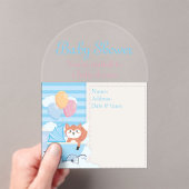 Baby shower Uitnodiging Kaart 9 Acryl Uitnodigingen (Insitu (Draagbaar))