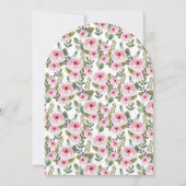 Baby shower Uitnodiging met Schattige Ontwerp (Achterkant)