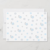 Baby shower Uitnodiging "Snips and Snails" (Achterkant)