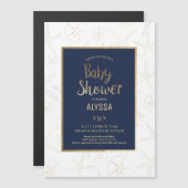 Baby shower Uitnodiging - Strand, Nautisch (Voorkant / Achterkant)