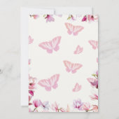 Baby Shower-uitnodigingen Kaart (Achterkant)