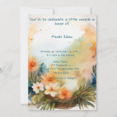 Baby Shower-uitnodigingen Kaart (Achterkant)