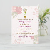 Baby Shower-uitnodigingen Kaart (Staand voorkant)