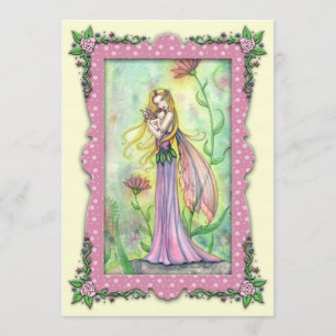 Baby Shower Uitnodigingen Moeder en Baby Fairy