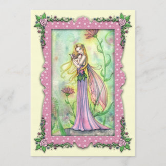 Baby Shower Uitnodigingen Moeder en Baby Fairy