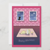 Baby Shower Uitnodigingen Schattige en grillig (Voorkant)