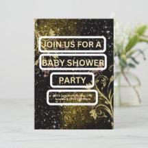 baby shower-uitnodigingskaart