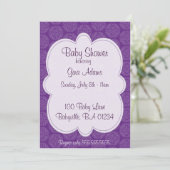 Baby shower Uitnodigingskaarten Kaart (Staand voorkant)