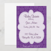 Baby shower Uitnodigingskaarten Kaart (Voorkant / Achterkant)