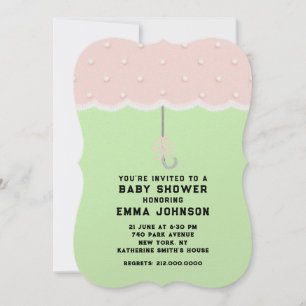 Baby shower Umbrella Kaart