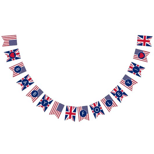 Baby Shower Union Jack & Drapeau américain (Tout)