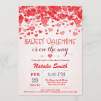 Baby shower Valentin Invitation Petit Amoureux