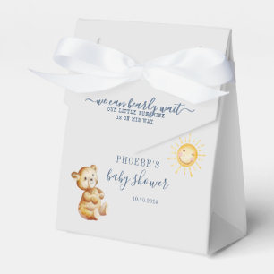 Baby shower van beer- en soennitische Waterverven Bedankdoosjes