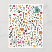 Baby shower van begrotingstollingsvlinder (Achterkant)