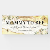  Baby shower van bijen Spandoek (Horizontaal)