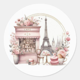Baby shower van Bonjour Bébé Ronde Sticker
