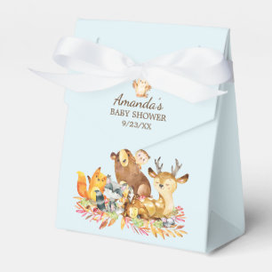 Baby shower van bosland bedankdoosjes