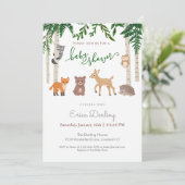 Baby shower van bossen | genderneutraal programma (Staand voorkant)